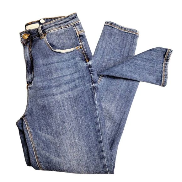 a loves a Blue Denim Super High Waist Skinny Jeans - Picture 11 of 12